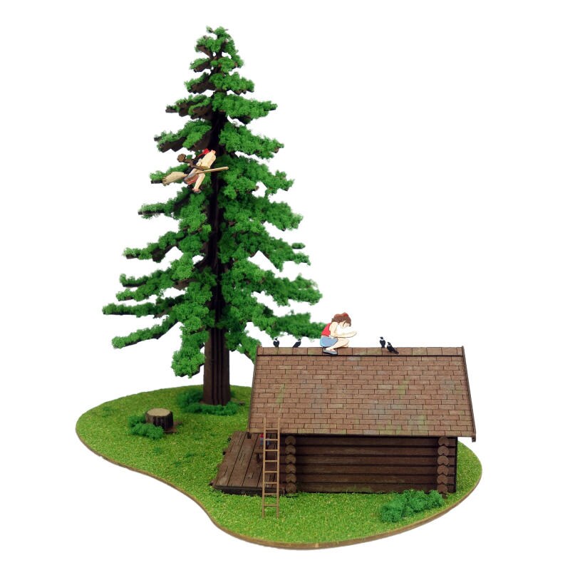 さんけい スタジオジブリ作品シリーズ S=1/1 キキとウルスラのアトリエ (MK07-39)