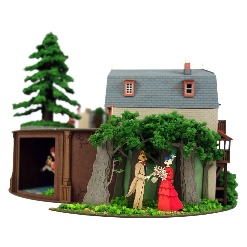 さんけい ジブリ シリーズ 耳をすませばジオラマ (MK07-40)