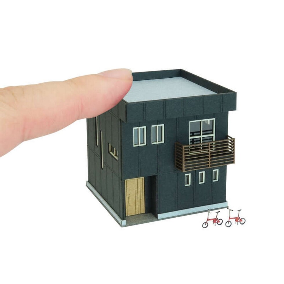 さんけい なつかしのジオラマ S=1/150 民家G (MP03-110)