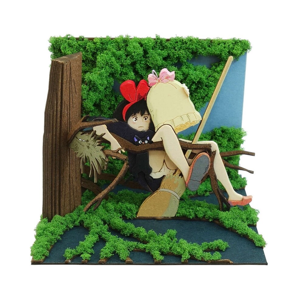 さんけい スタジオジブリ ミニ 森の中に落ちたキキ (MP07-124)