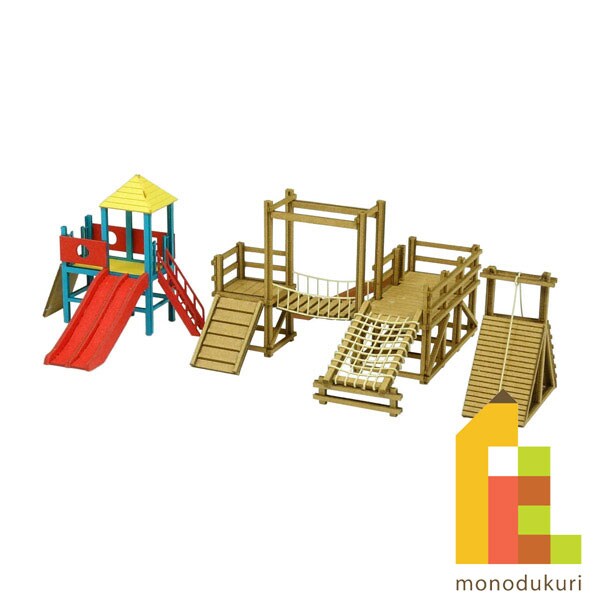 さんけい なつかしのジオラマシリーズS=1/150 アスレチック遊具 (MP03-111)