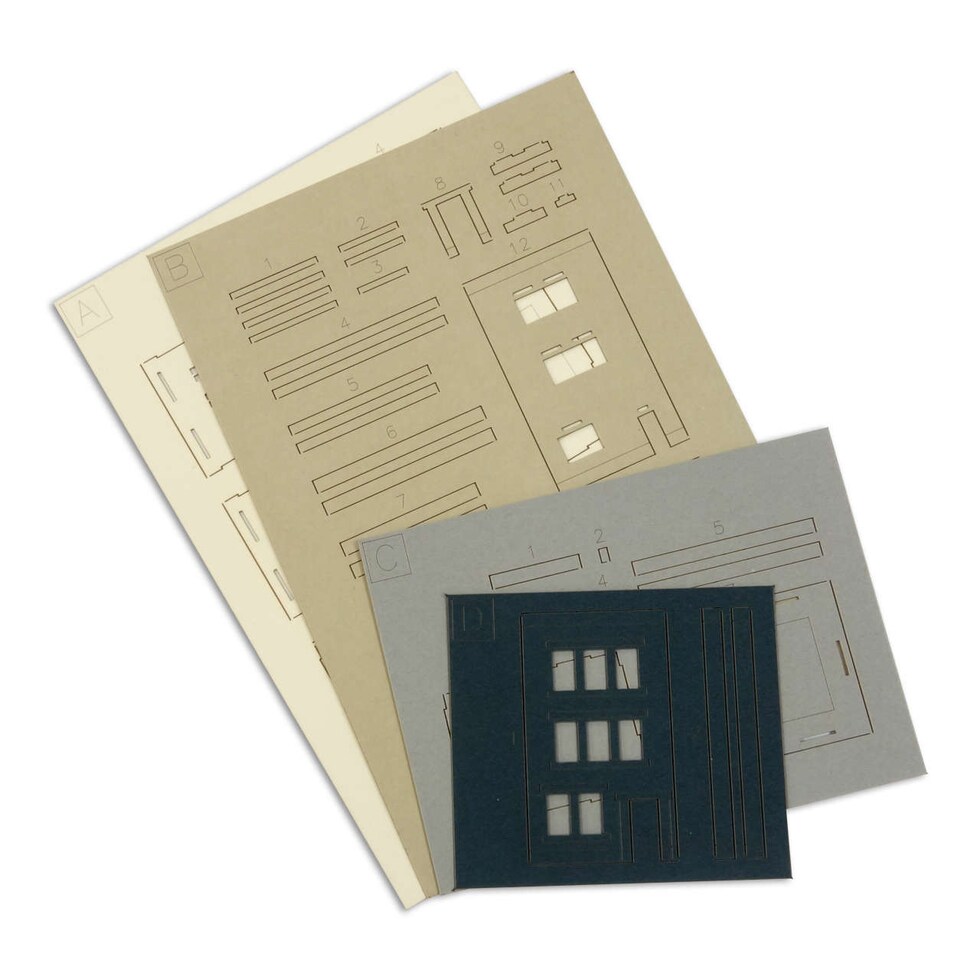 さんけい みにちゅあーと・プチ S=1/220 ビル-6 (MP01-159)