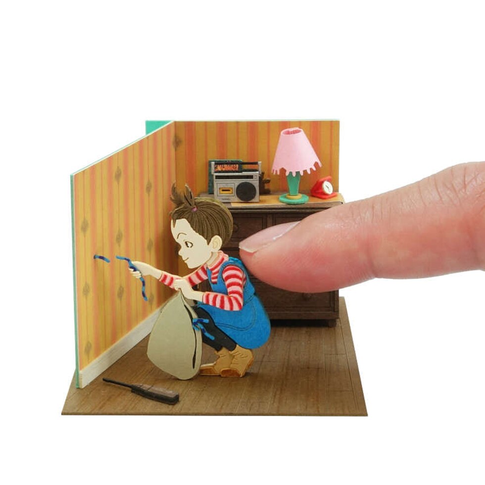 さんけい スタジオジブリ ミニ ミミズを隠すアーヤ (MP07-129)