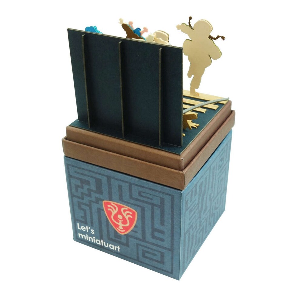 さんけい スタジオジブリ ミニ 逃げるシータとパズー (MP07-133)