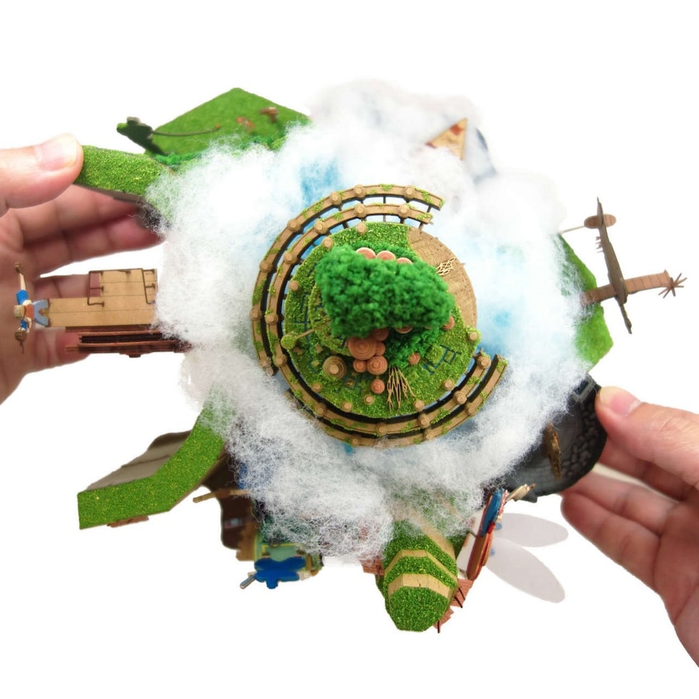 さんけい ジブリ シリーズ 天空の城ラピュタジオラマ (MK07-44)