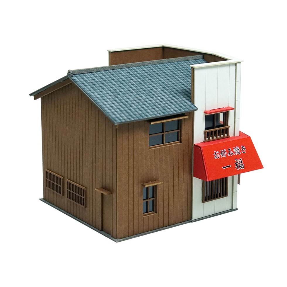 さんけい なつかしのジオラマ S=1/150 お好み焼き屋 (MP03-115)