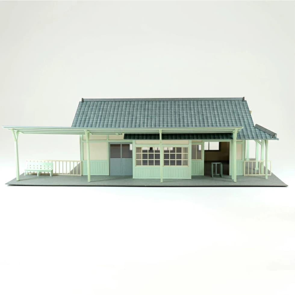 さんけい 情景 S=1/87･80 駅舎-6 (MK05-64)