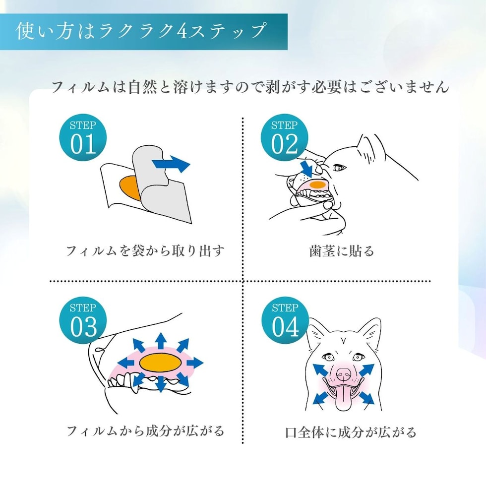 ペティーナ ペティオーラ AD デンタルパッチ Lサイズ （15㎏～の大型犬用） オーラルケア (ネコポス可) イヌ ネコ いぬ 