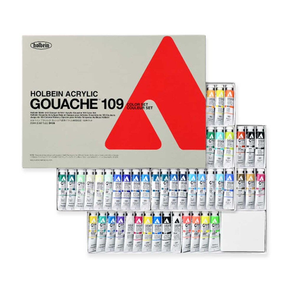 ホルベイン アクリリック ガッシュ 109色 全色セット D436 絵具 絵の具 アクリル holbein