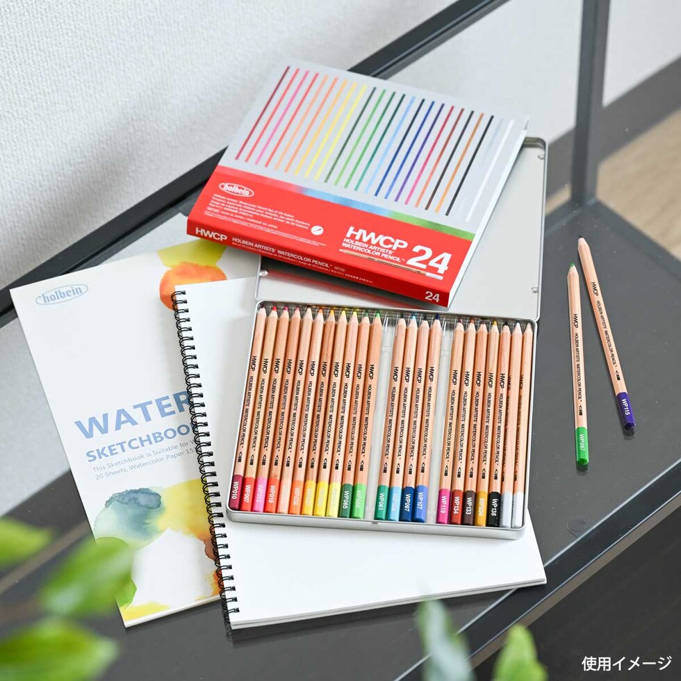 ホルベイン 水彩色鉛筆 24色セット (21192)