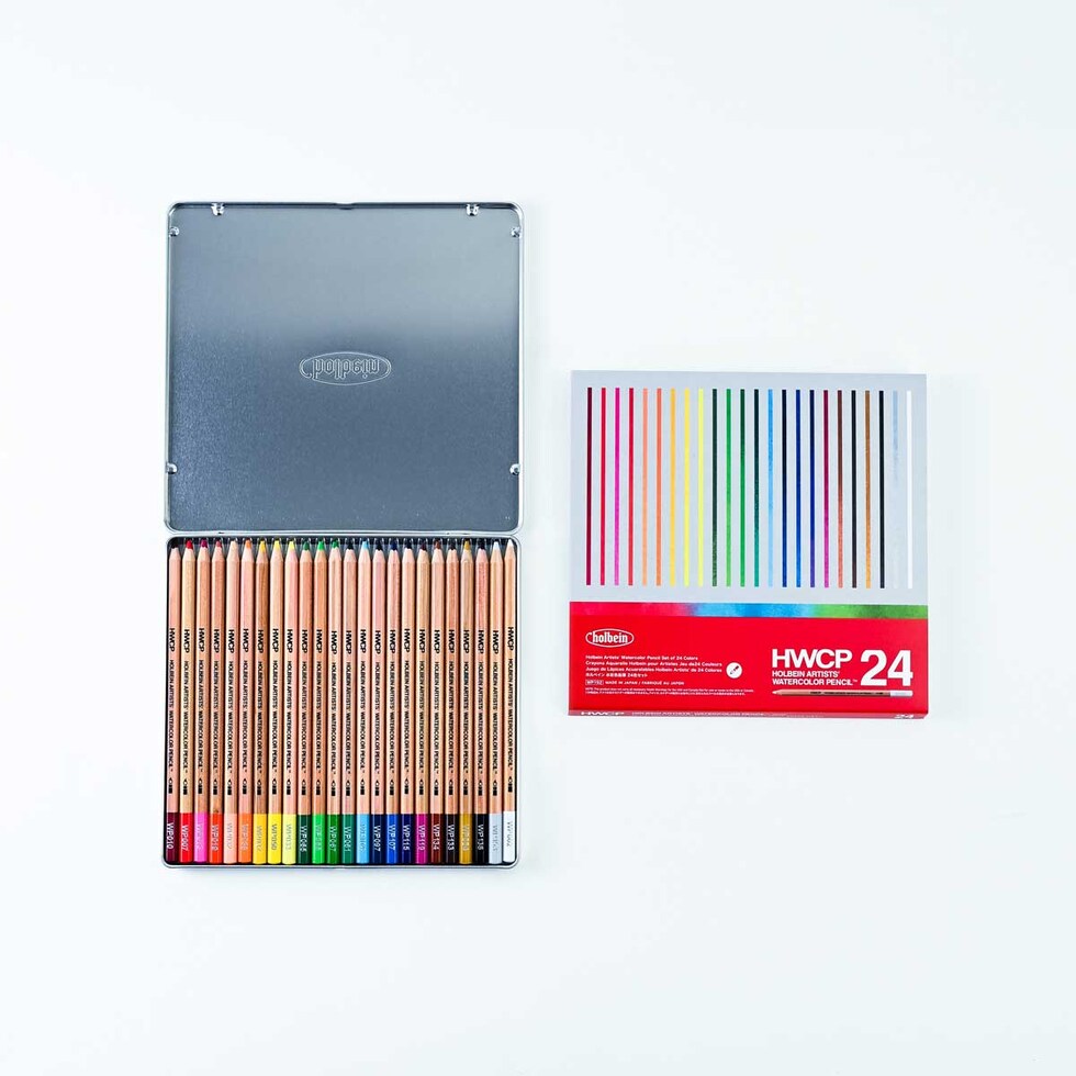 ホルベイン 水彩色鉛筆 24色セット (21192)