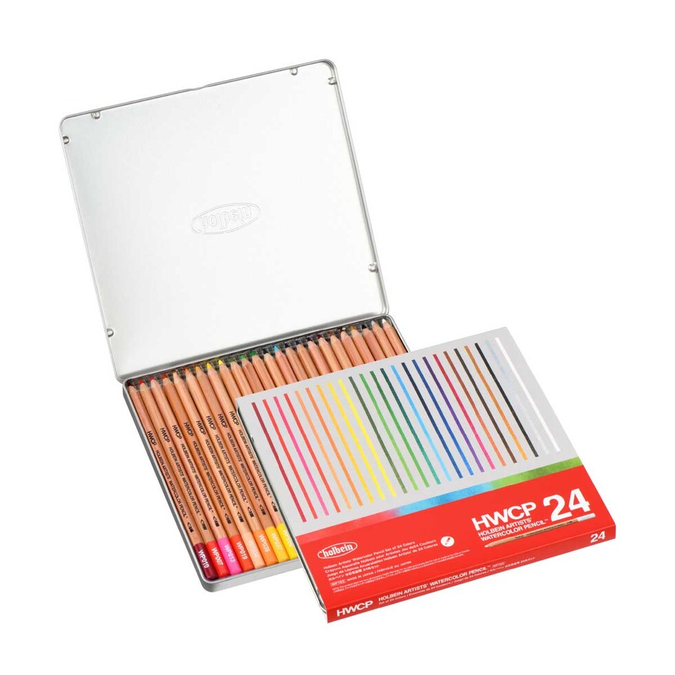 ホルベイン 水彩色鉛筆 24色セット (21192)