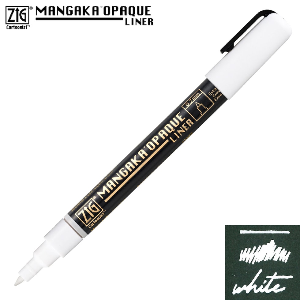 ZIG WHITE PEN SET／3本セット (IKTB-24/3V)