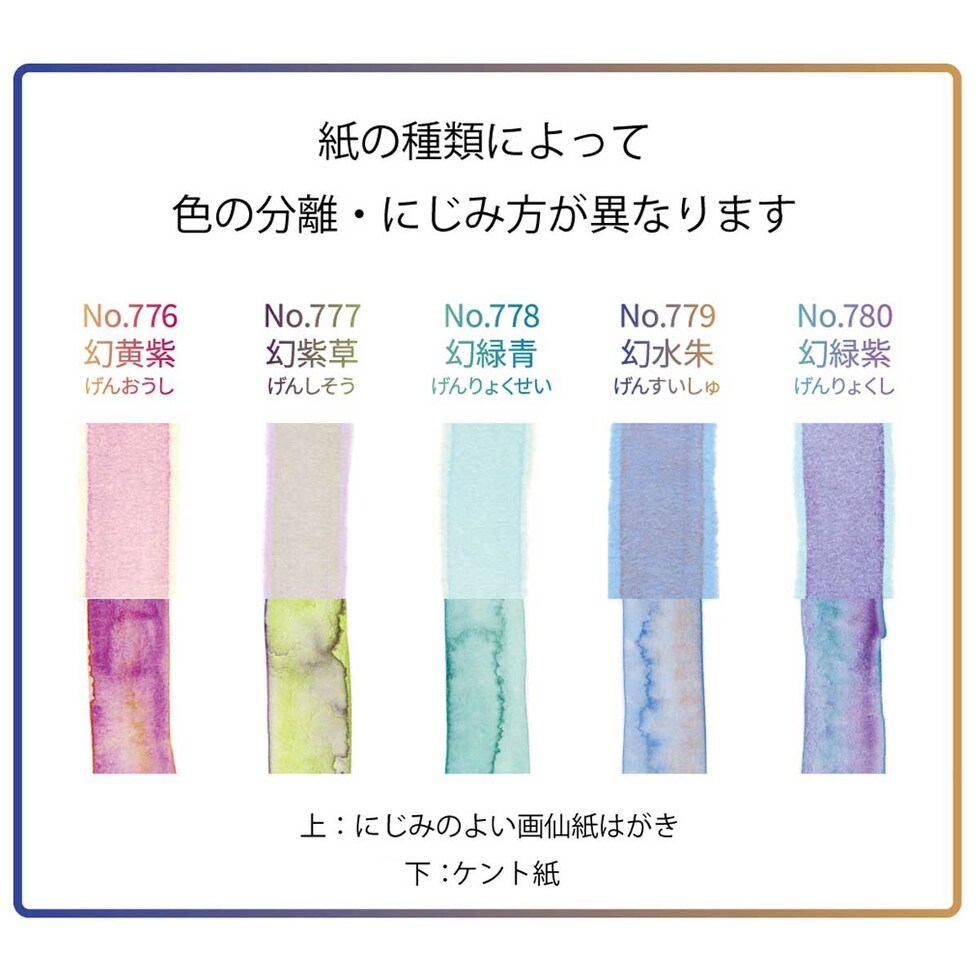 クレタケ 顔彩耽美 グラニュレーティングカラーズ2/5色セット (MC20GN2/5V) 分離色 グラニュレーション がんさい 絵具 絵の具