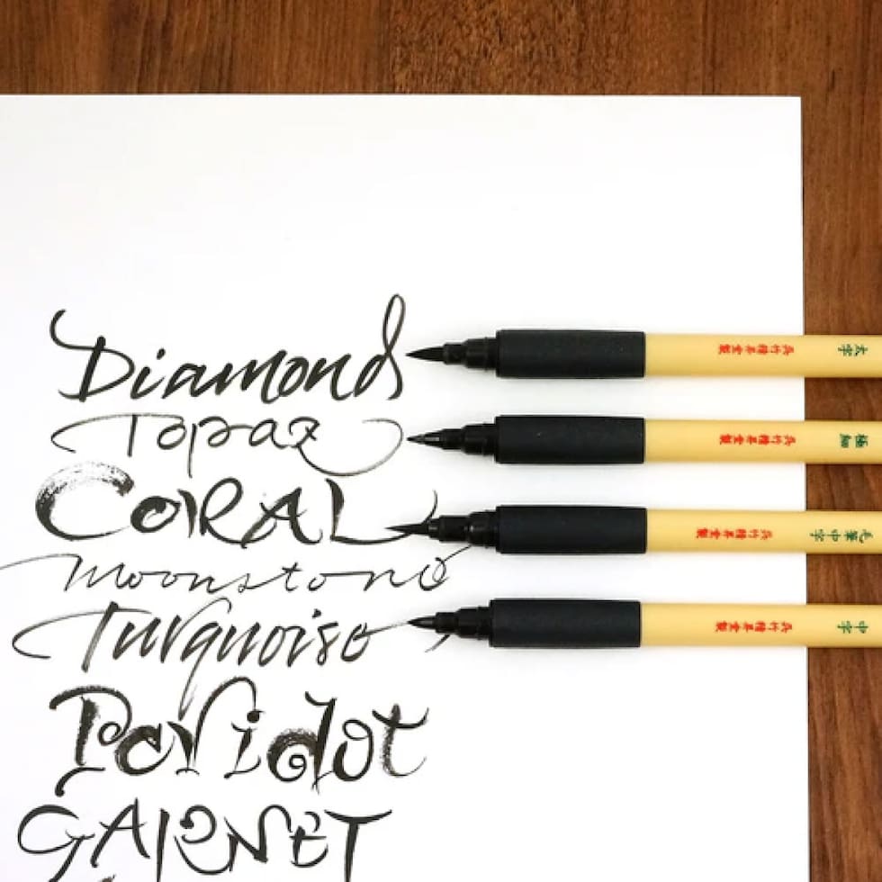 BIMOJI FUDE PEN Assorted set／ 5本セット (XT/5V2)