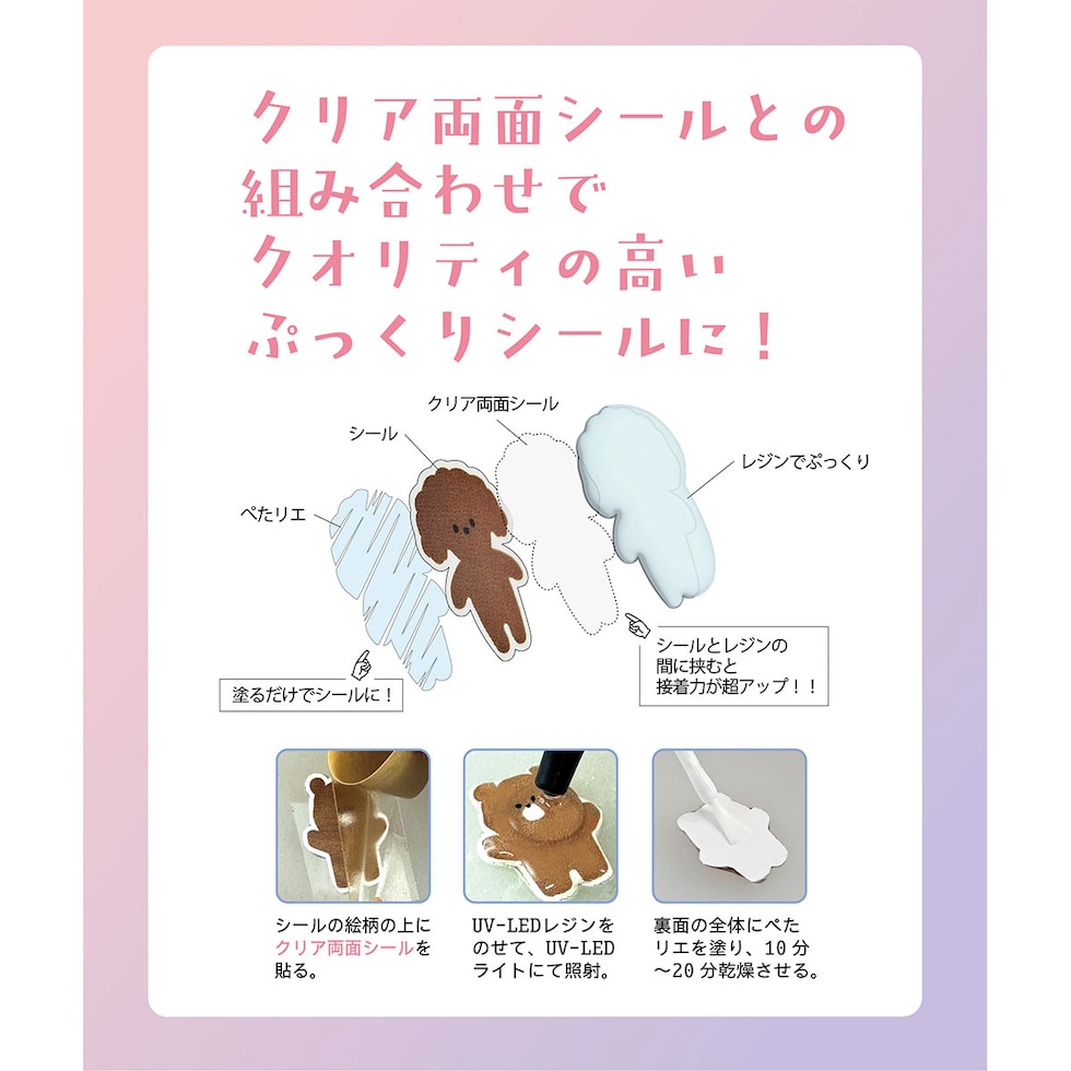 パジコ PADICO シール液 ペタリエ 16g (403463) ハケ付きボトル オリジナル シール デコパーツ ハンドメイド 手作り ネコポス可