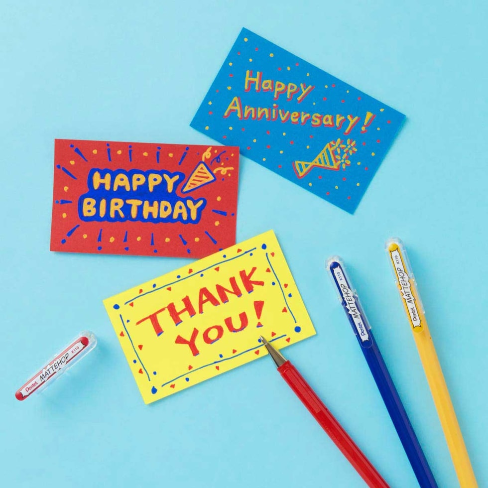 ぺんてる マットホップボールペン 1.0mm (全21色缶入りセット)(K110-V21ST) MATTEHOP ボールペン カラー マット Pentel 高発色