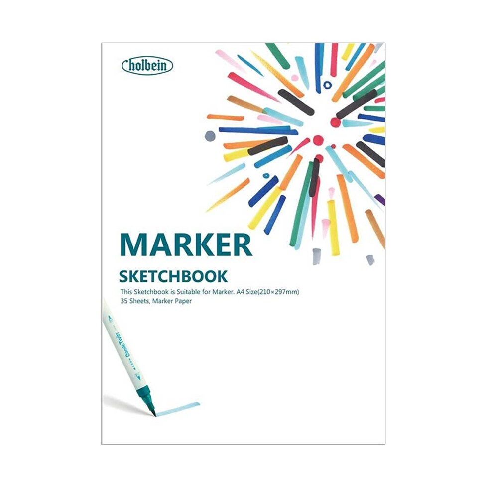ホルベイン画材 用途別スケッチブック A4マーカー用ブック YMC-A4 ネコポス対応可 271205