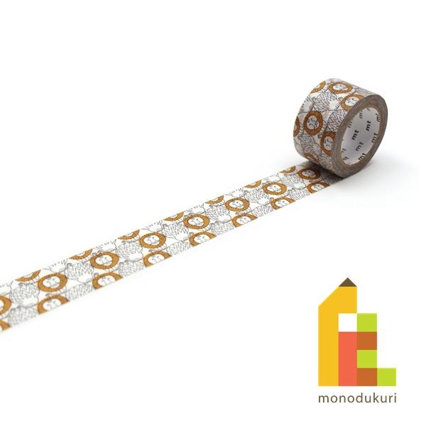 カモ井加工紙 新柄22SS リサラーソン 18 ライオン (mtLISA18)25mm×7m