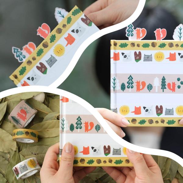 カモ井加工紙 mt×Donna Wilson クリーチャー 20mm×7m(mtDONA02)