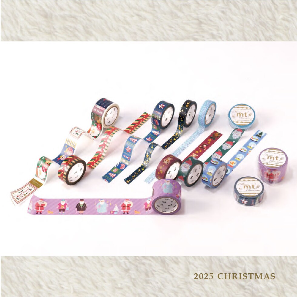 カモ井加工紙 ｍｔクリスマス2025(数量限定) お着替えサンタ 30mm×5m (MTCMAS167) マステ Christmas