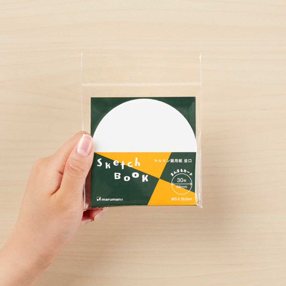 マルマン まんまるカード 画用紙 並口 バラ紙 限定 (CSB1)