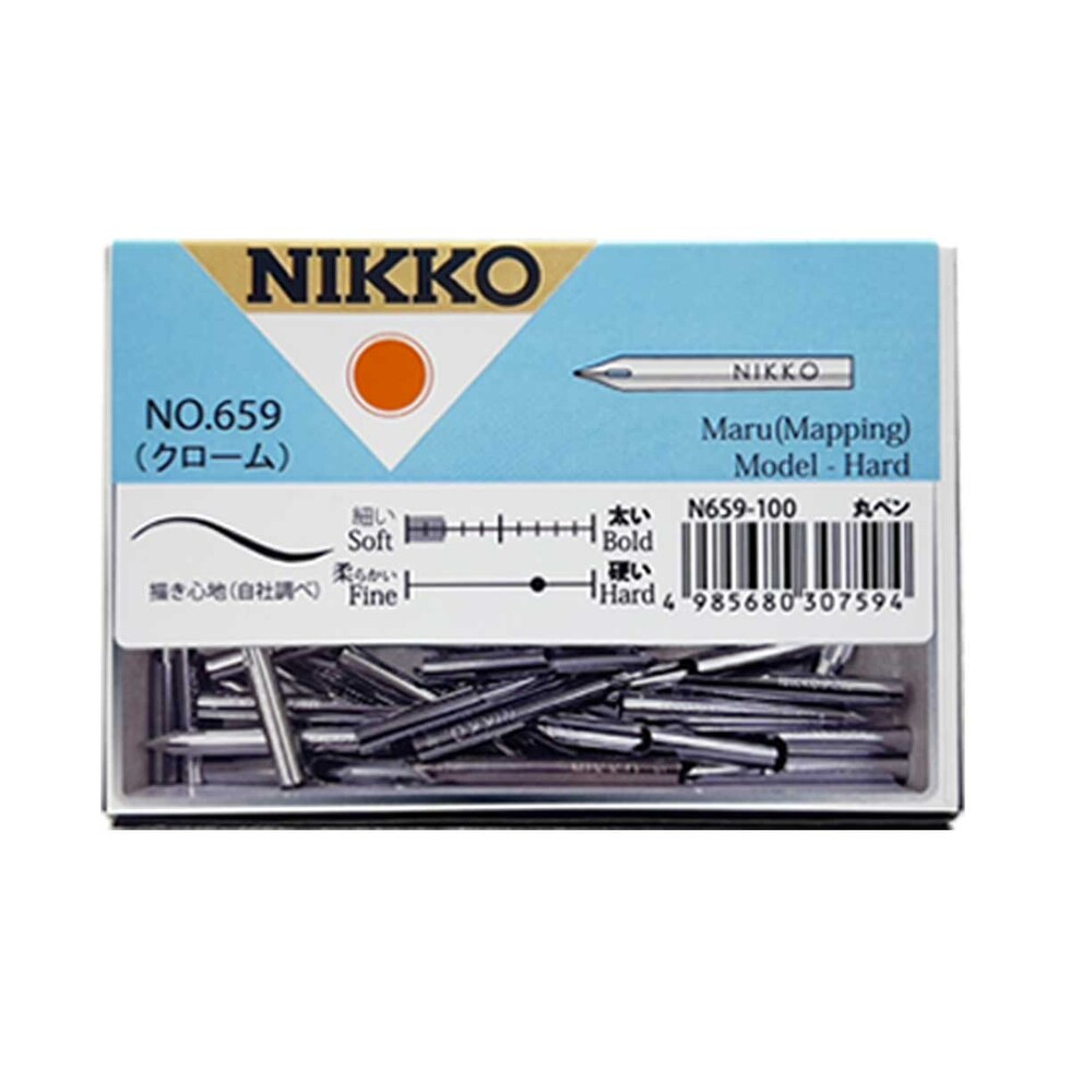 立川ピン製作所 日光 丸ペン 100本入 (N659100)