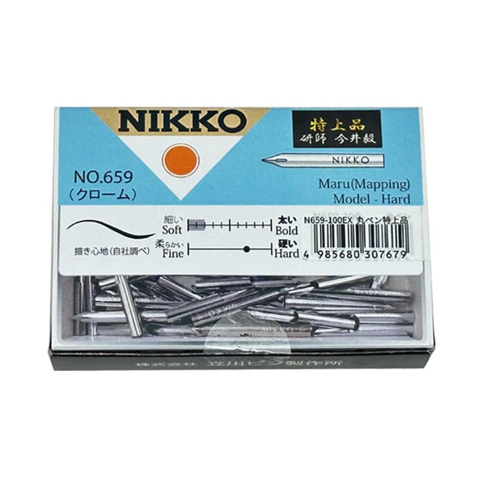 立川ピン製作所 日光 丸ペン 100本入 特上品 (N659100EX)