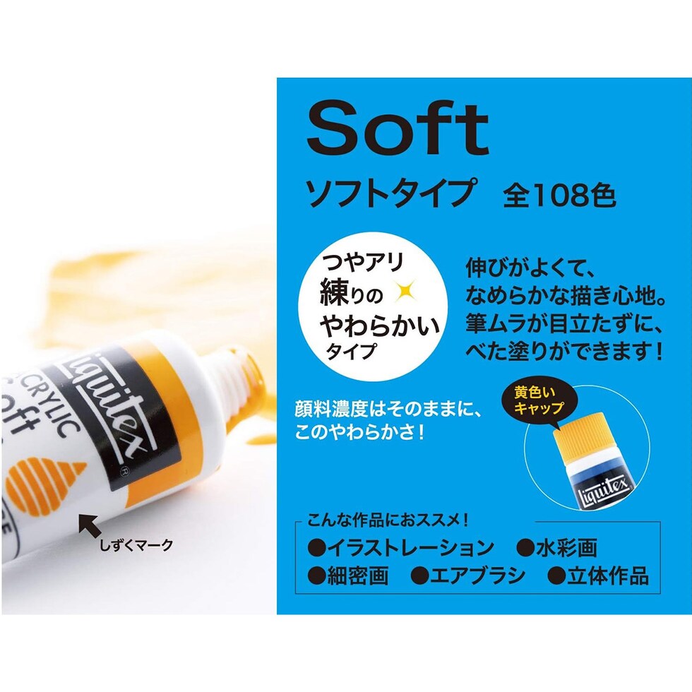 リキテックス ソフトタイプ 6号 20ml 伝統色12色セット (15201812)