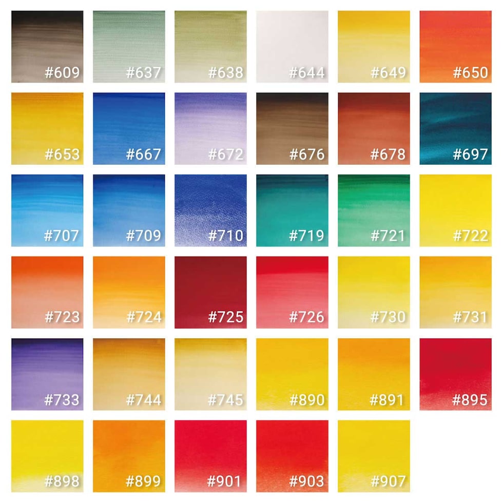 W&N プロフェッショナルウォーターカラー 5ml チューブ 107色 全色セット (18809899) 水彩 絵の具 えのぐ ウィンザー&ニュートン