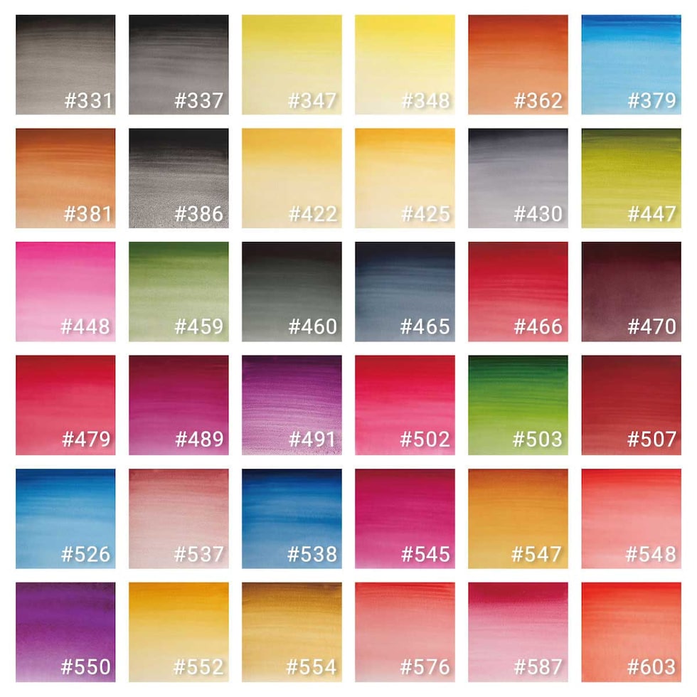 W&N プロフェッショナルウォーターカラー 5ml チューブ 107色 全色セット (18809899) 水彩 絵の具 えのぐ ウィンザー&ニュートン