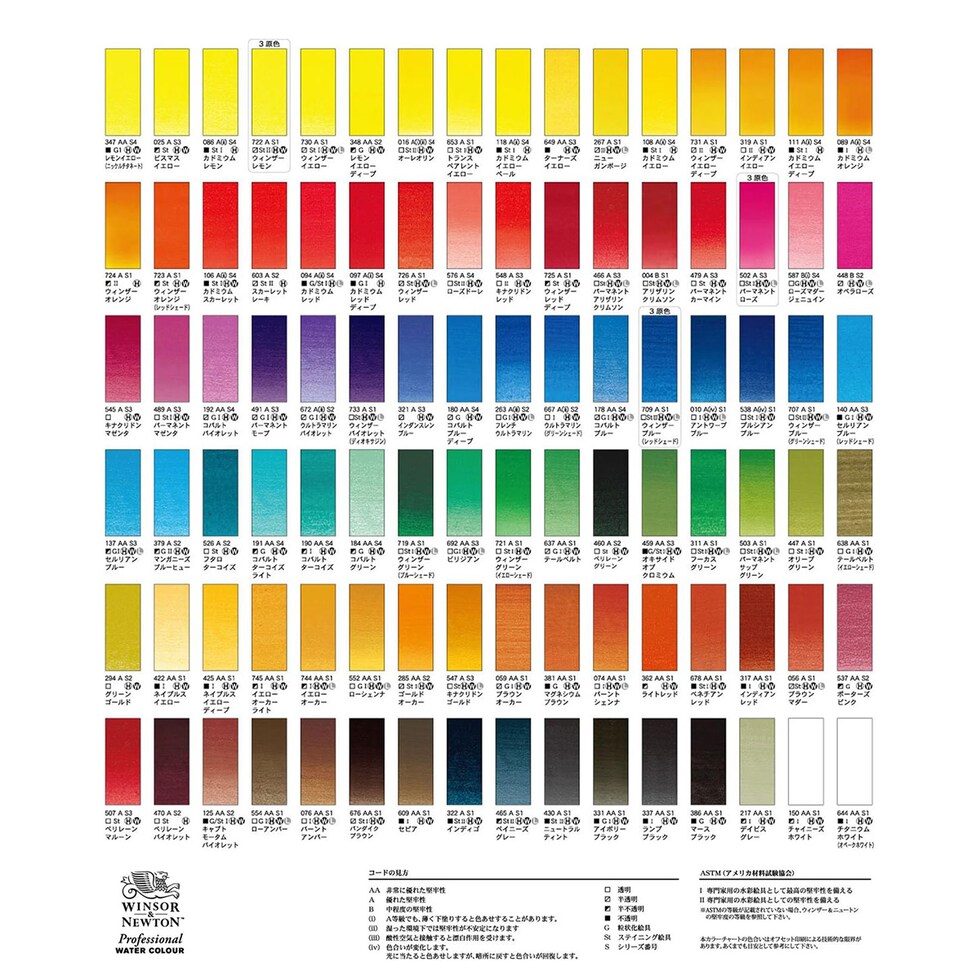 W&N アーチスト水彩絵具5ml チューブセット 48色チューブセット (18809848)