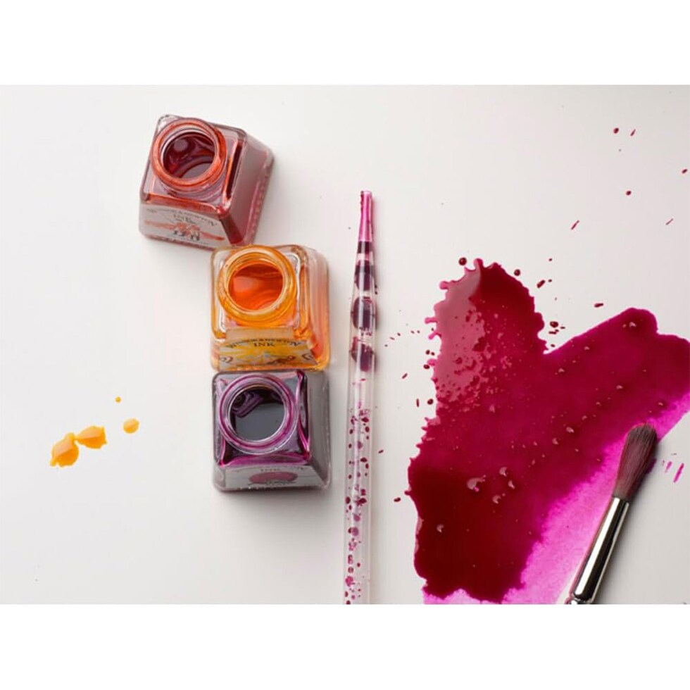 W&N ドローイングインク 14ML セット 8色 Wセット (19509810)