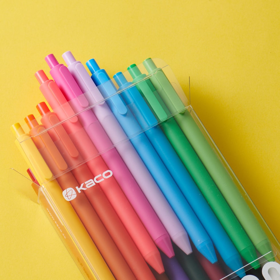 KACO PURE Softtouch Pure 0.5mm ゲルインク ボールペン 20本セット 中国グッドデザイン賞金賞