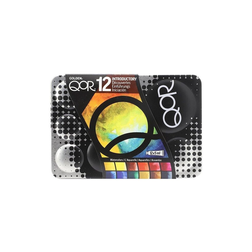 Golden QOR水彩 0010 5ml イントロダクトリー 12色セット (13300010)