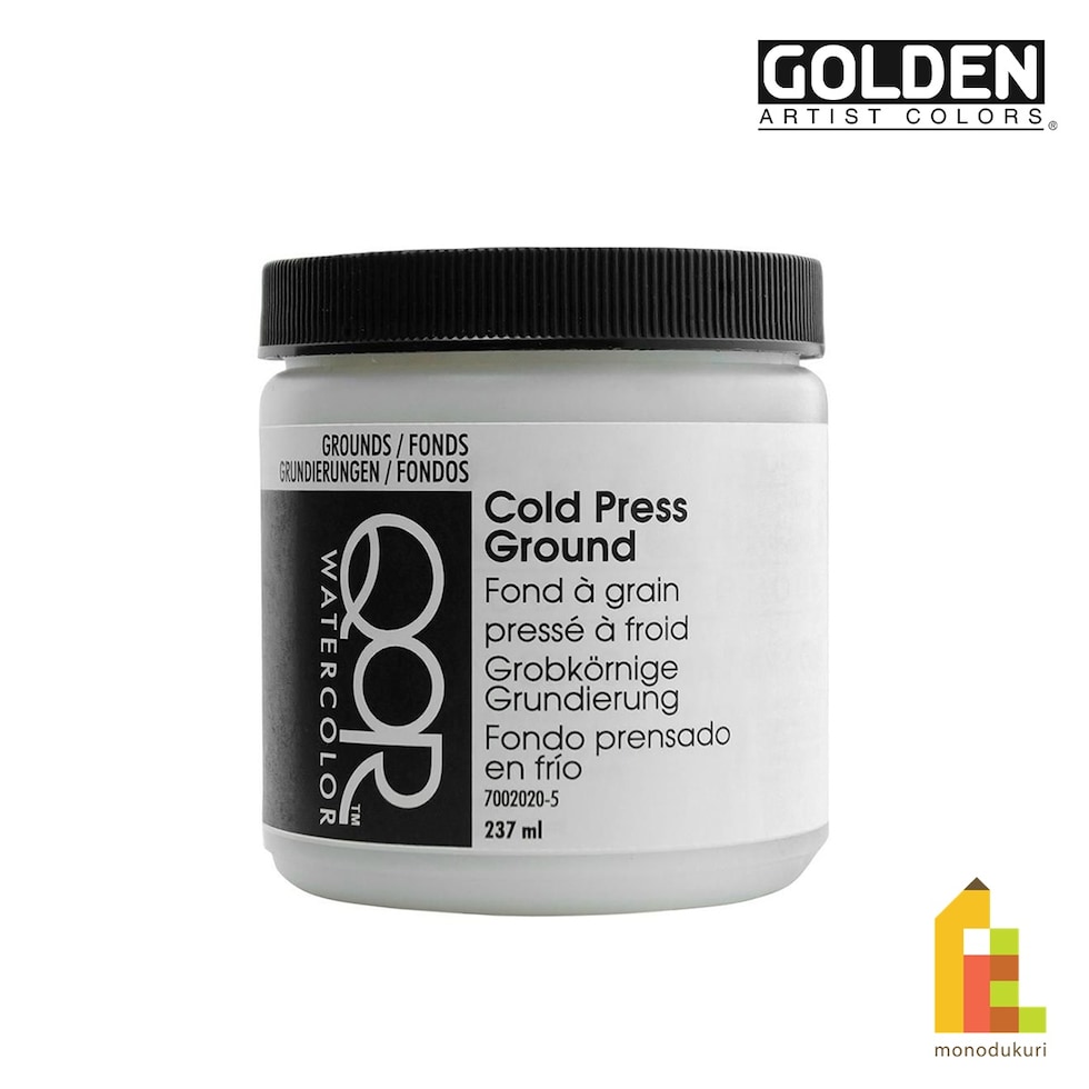 Golden QOR水彩メディウム 237ml 2020 コールド プレス グラウンド (13305020)
