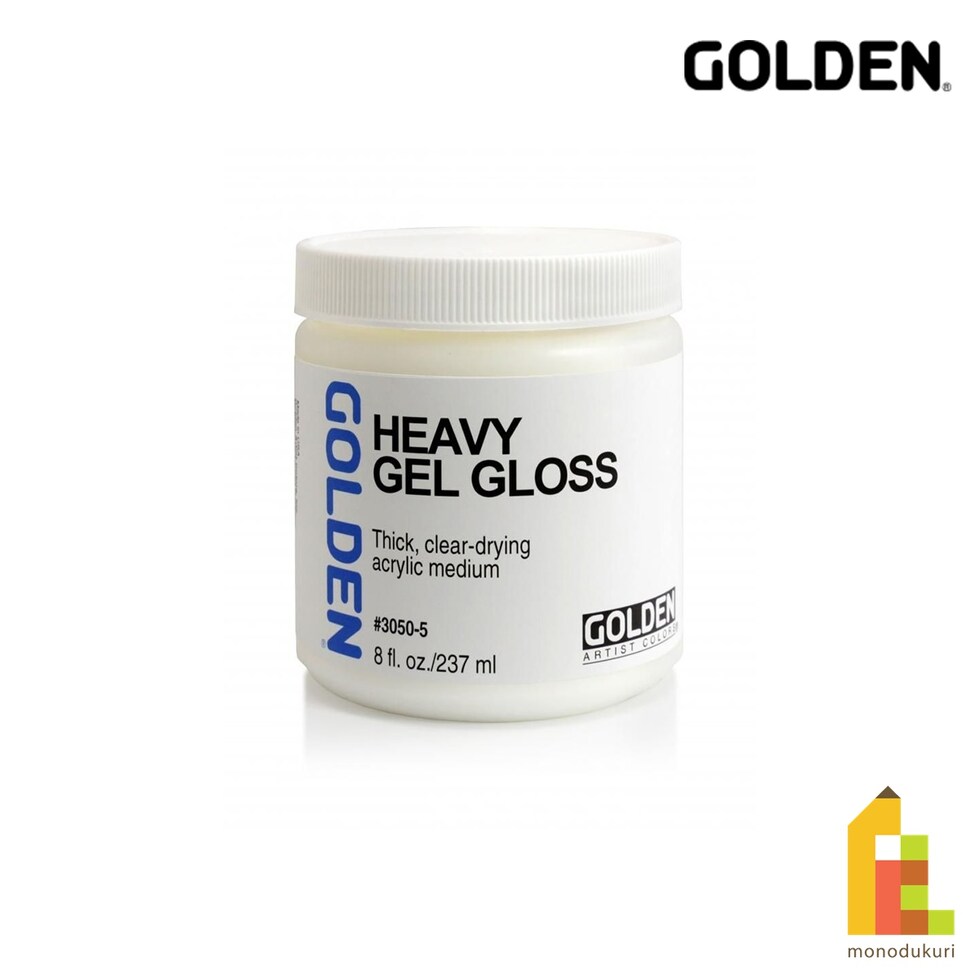 ゴールデン アクリリックス メディウム 237ml 3050 ヘビー ジェル グロス (13165050)