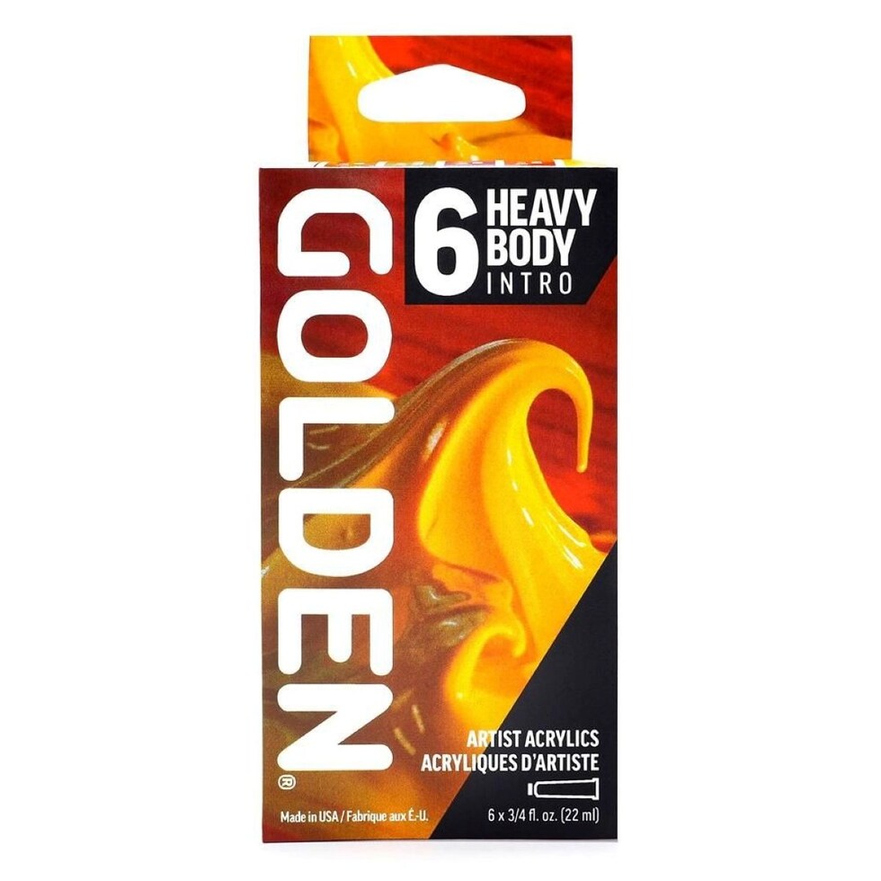 ゴールデン アクリックス ヘビーボディ 22ml 0075 イントロ 6色セット (13100075)