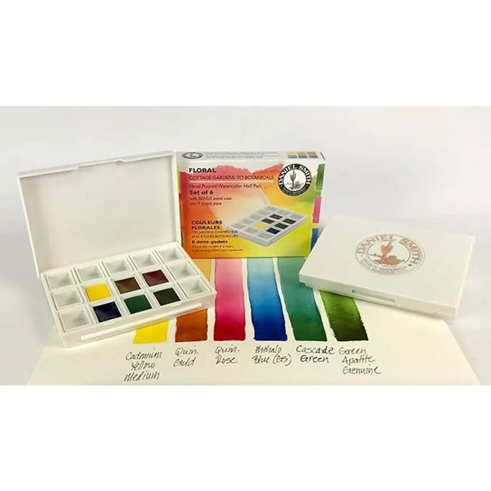 ダニエルスミス ウォーターカラー ハーフパン フローラル6色セット (285650001)