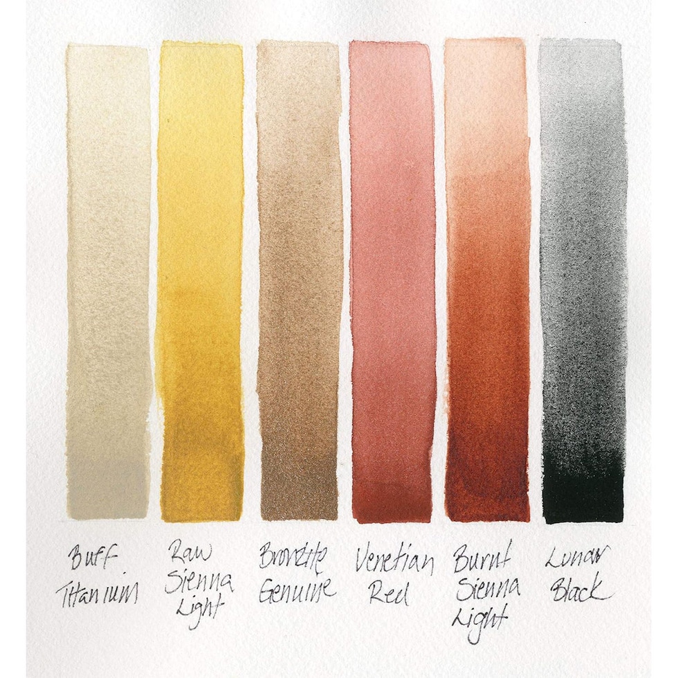 ダニエルスミス ウォーターカラー ハーフパン アース6色セット (285650002)