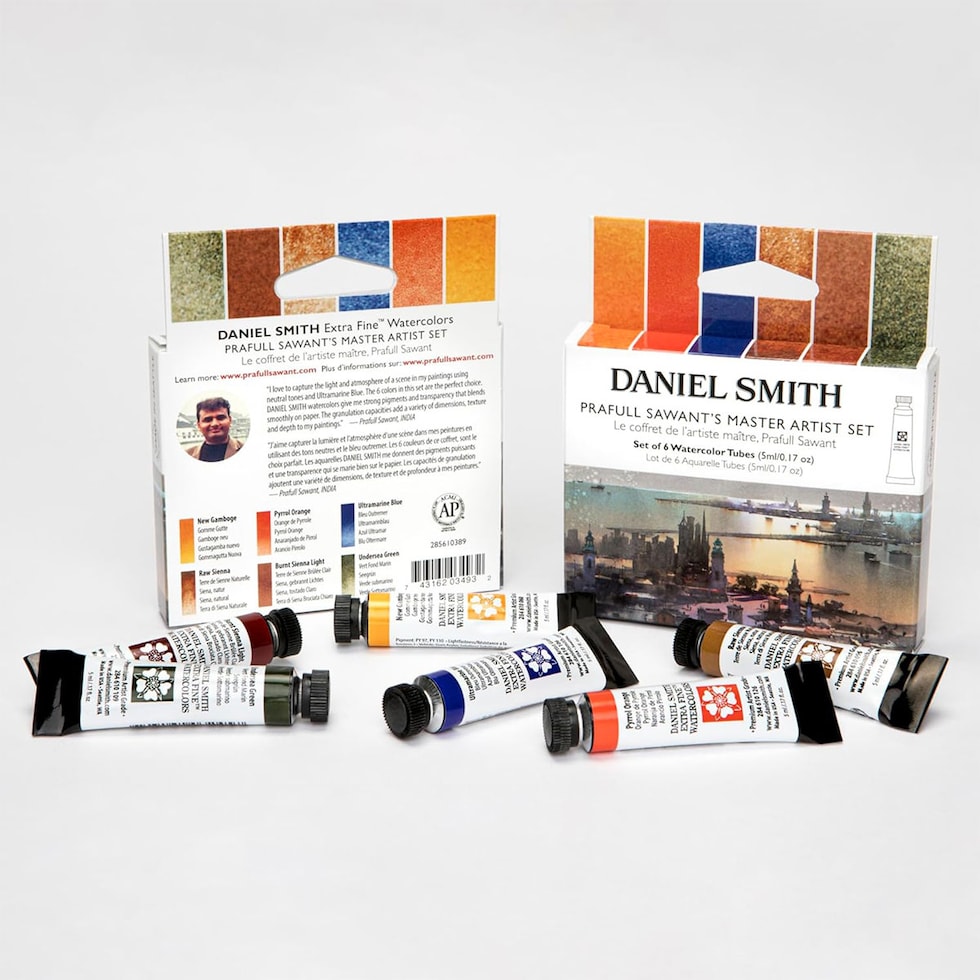 ダニエルスミス ウォーターカラー 5mlチューブ プラフル・サワン6色セット (285610389)