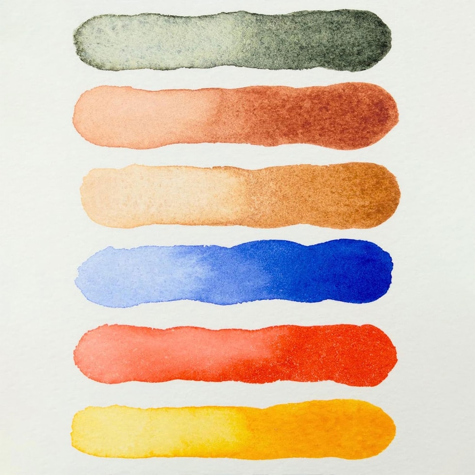 ダニエルスミス ウォーターカラー 5mlチューブ プラフル・サワン6色セット (285610389)