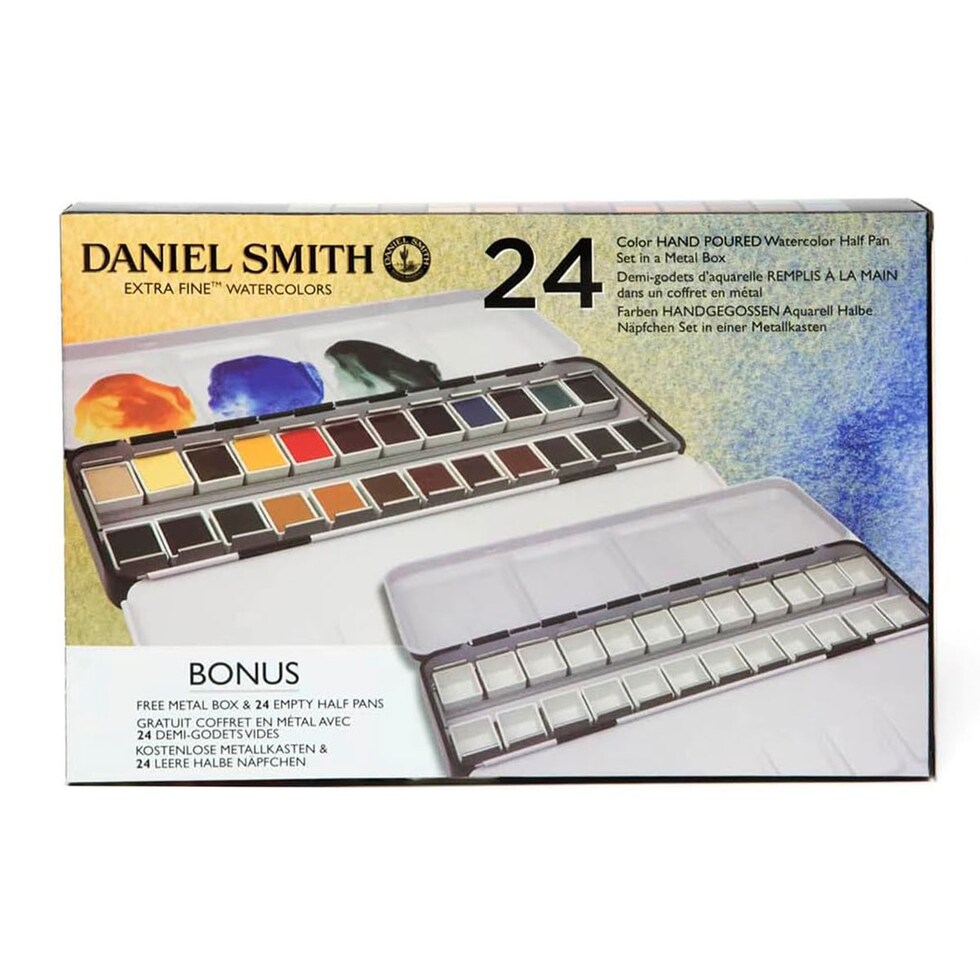 ダニエルスミス ウォーターカラー ハーフパン 24色セット (285650113)