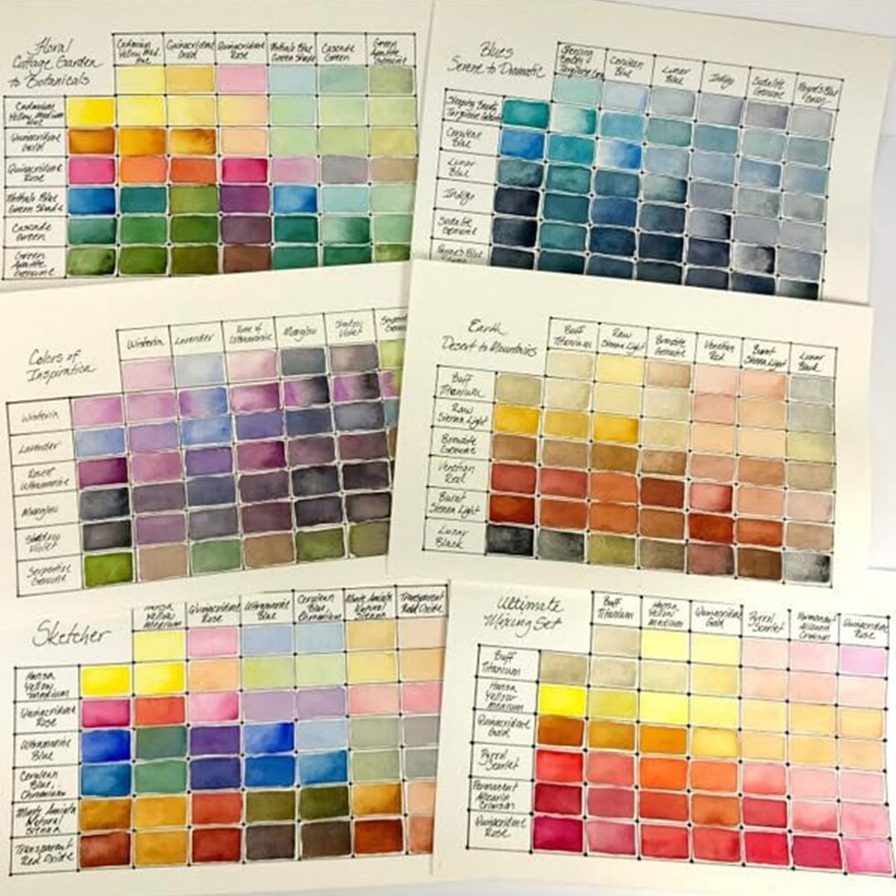 ダニエルスミス ウォーターカラー ハーフパン 24色セット (285650113)