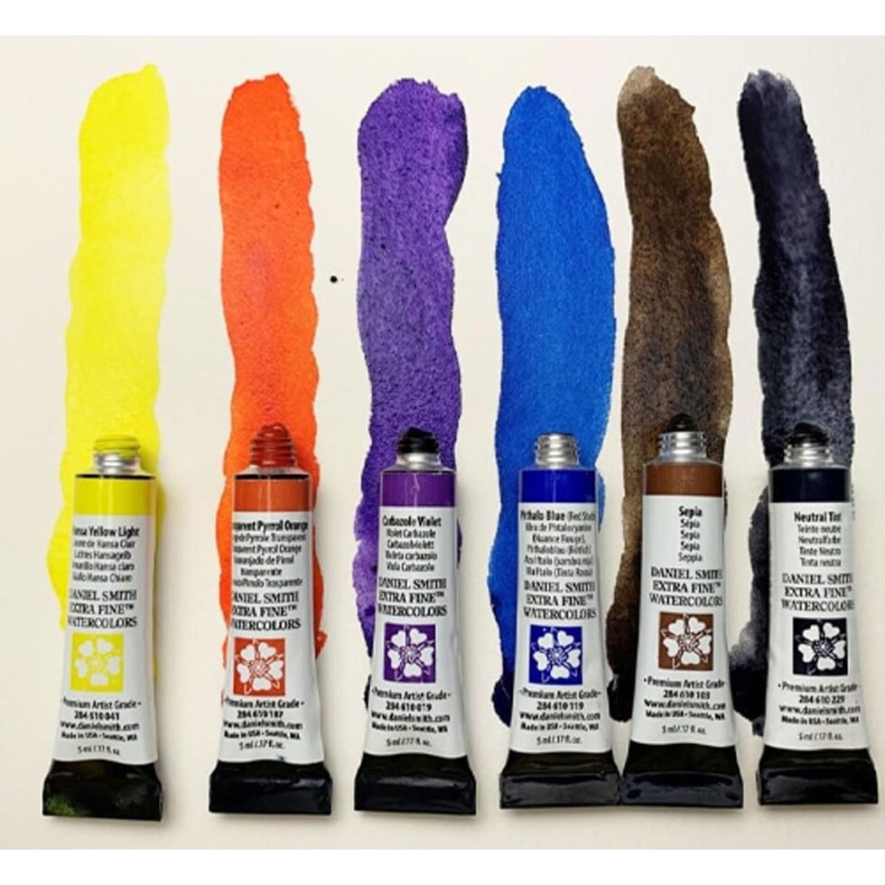ダニエルスミス ウォーターカラー 5mlチューブ ジャンセン・コーズ6色セット(2) (285610406)