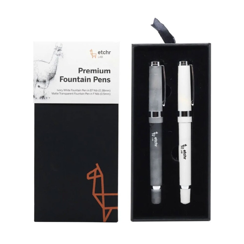 エッチャー(Etchr) プレミアム万年筆2本セット (275253)