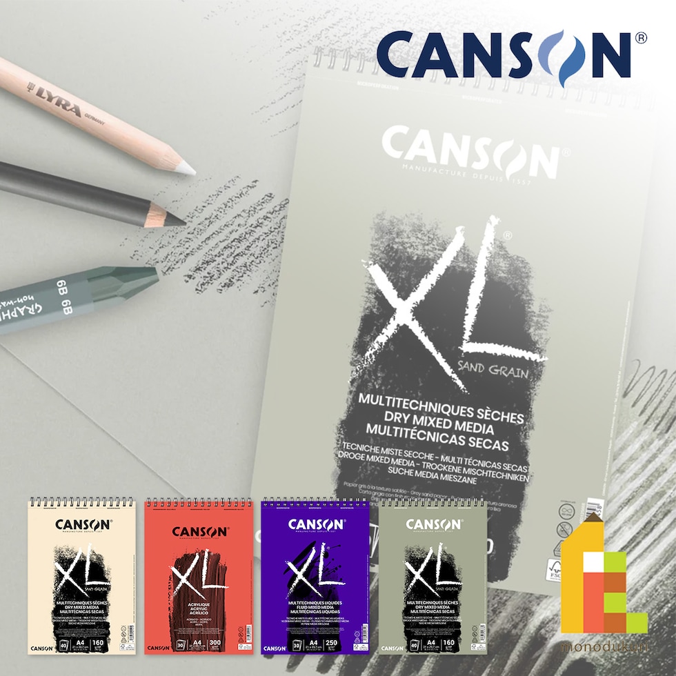 キャンソン(CANSON) XLスケッチブック A4 【全4種類】 (マルマン輸入スケッチブック) maruman ネコポス可