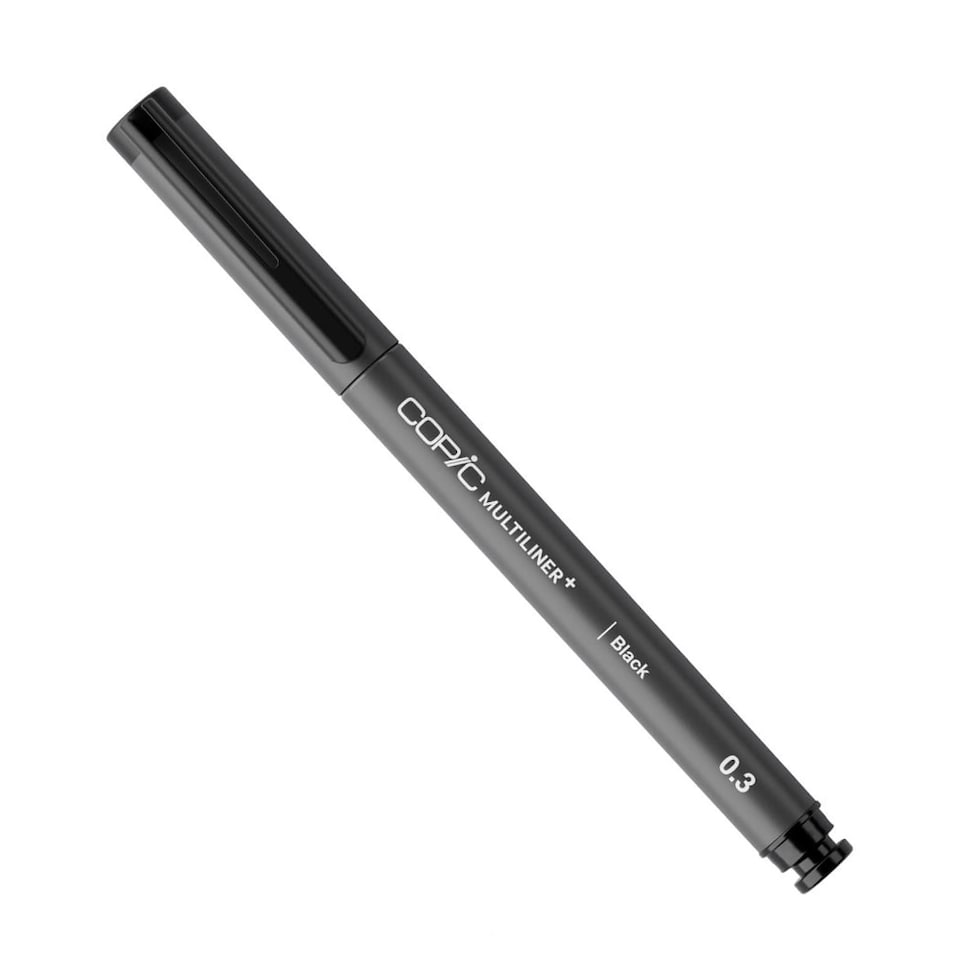 Too コピック マルチライナープラス ブラック 単品 全10種 (0.03/0.05/0.1/0.3/0.5/0.8/1.0/2.0/4.0/ブラシ) ネコポス可
