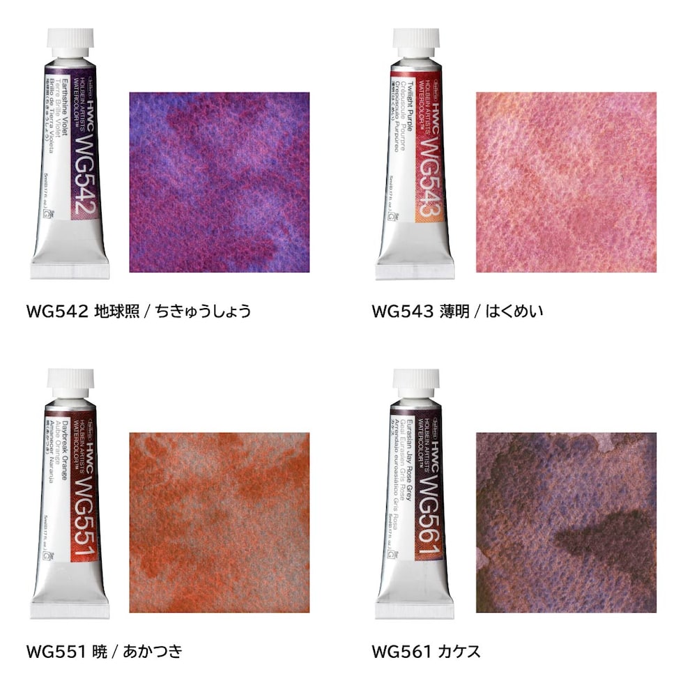 ホルベイン 透明水彩絵具 2号(5ml) グラニュレーティングカラーズ WG571 月夜/つきよ (13571)