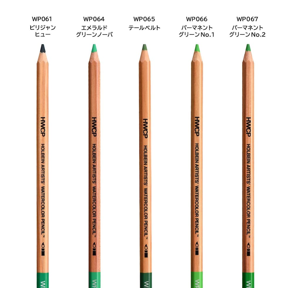 ホルベイン 水彩色鉛筆 WP079 シャドーグリーン (21079)